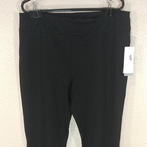New Directions Ponte Straight Yoga Dress Pants